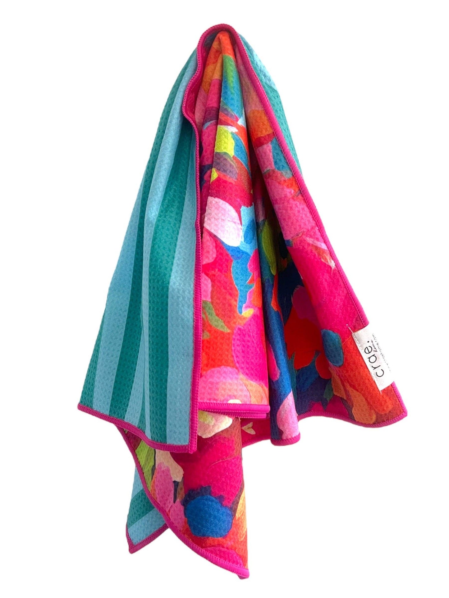 Reversible Floral Hand Towel