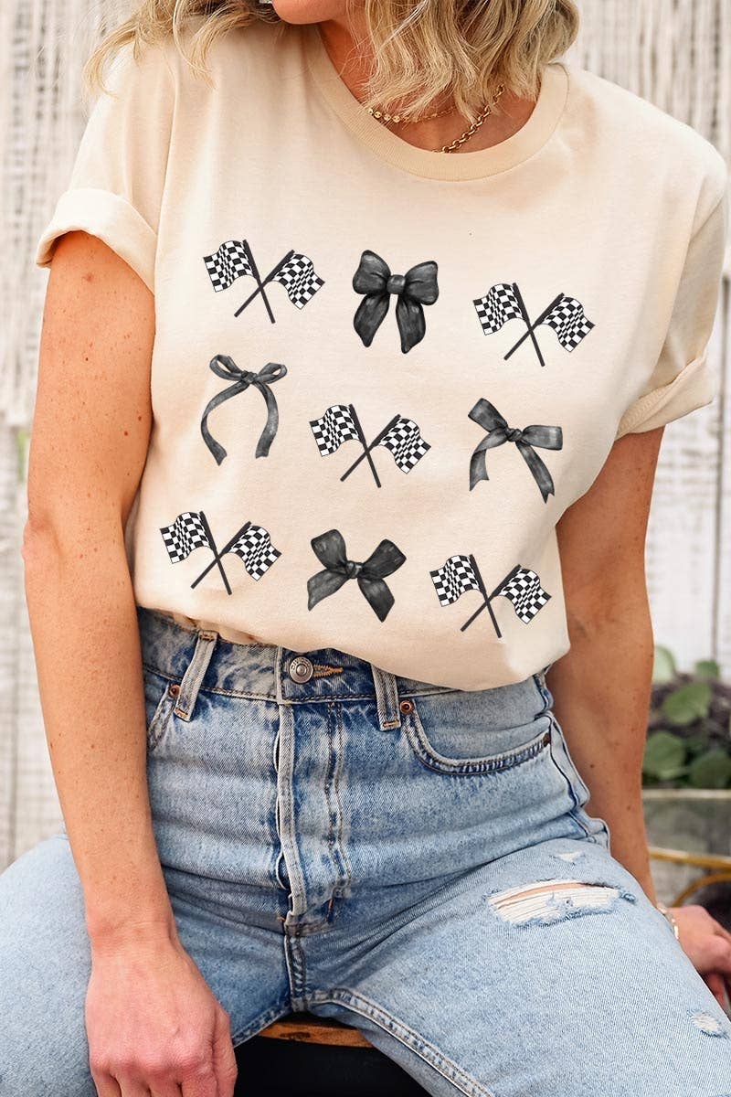 Checkered Race Graphic Tee