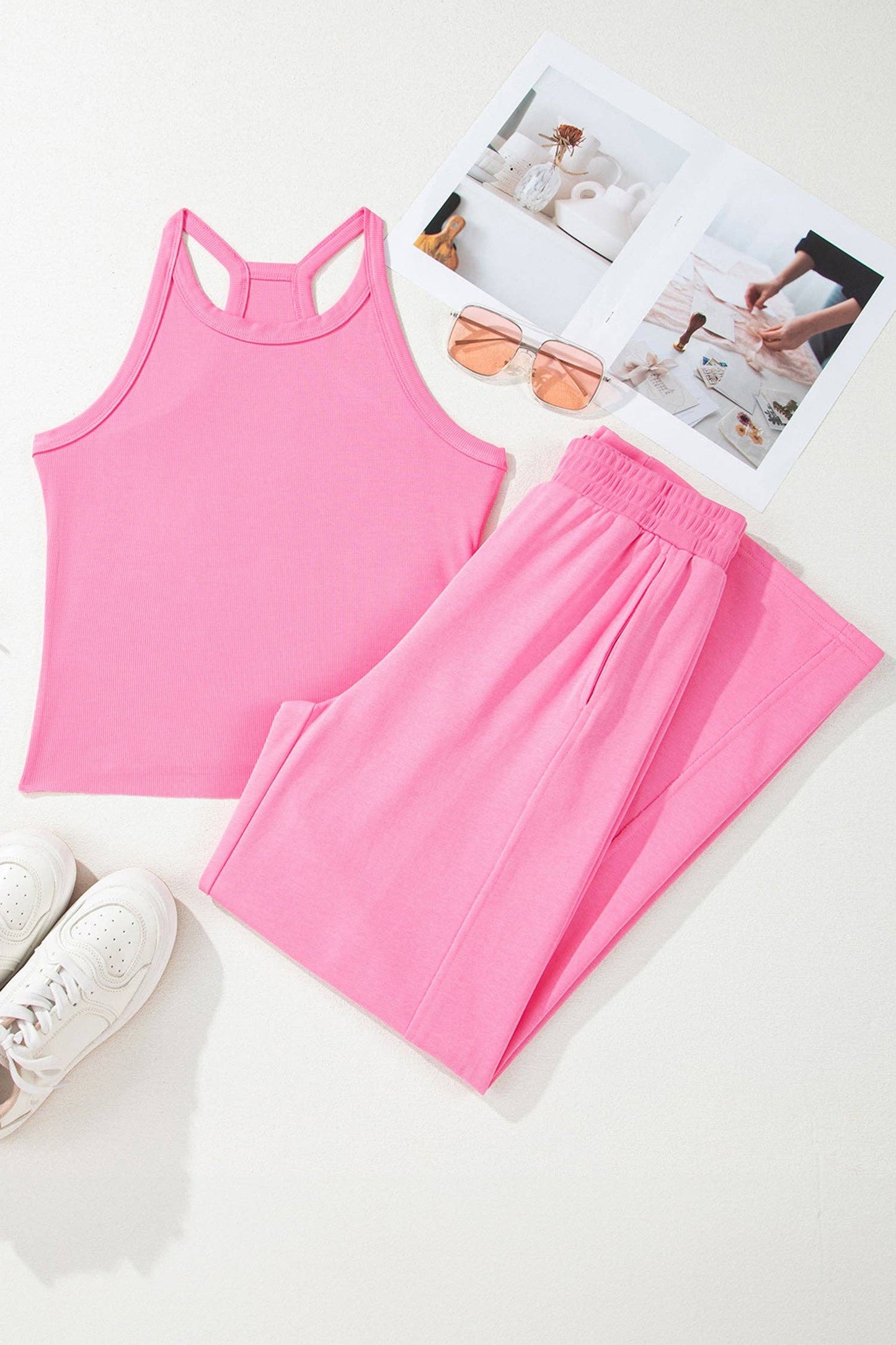 Ribbed Tank and Pants set
