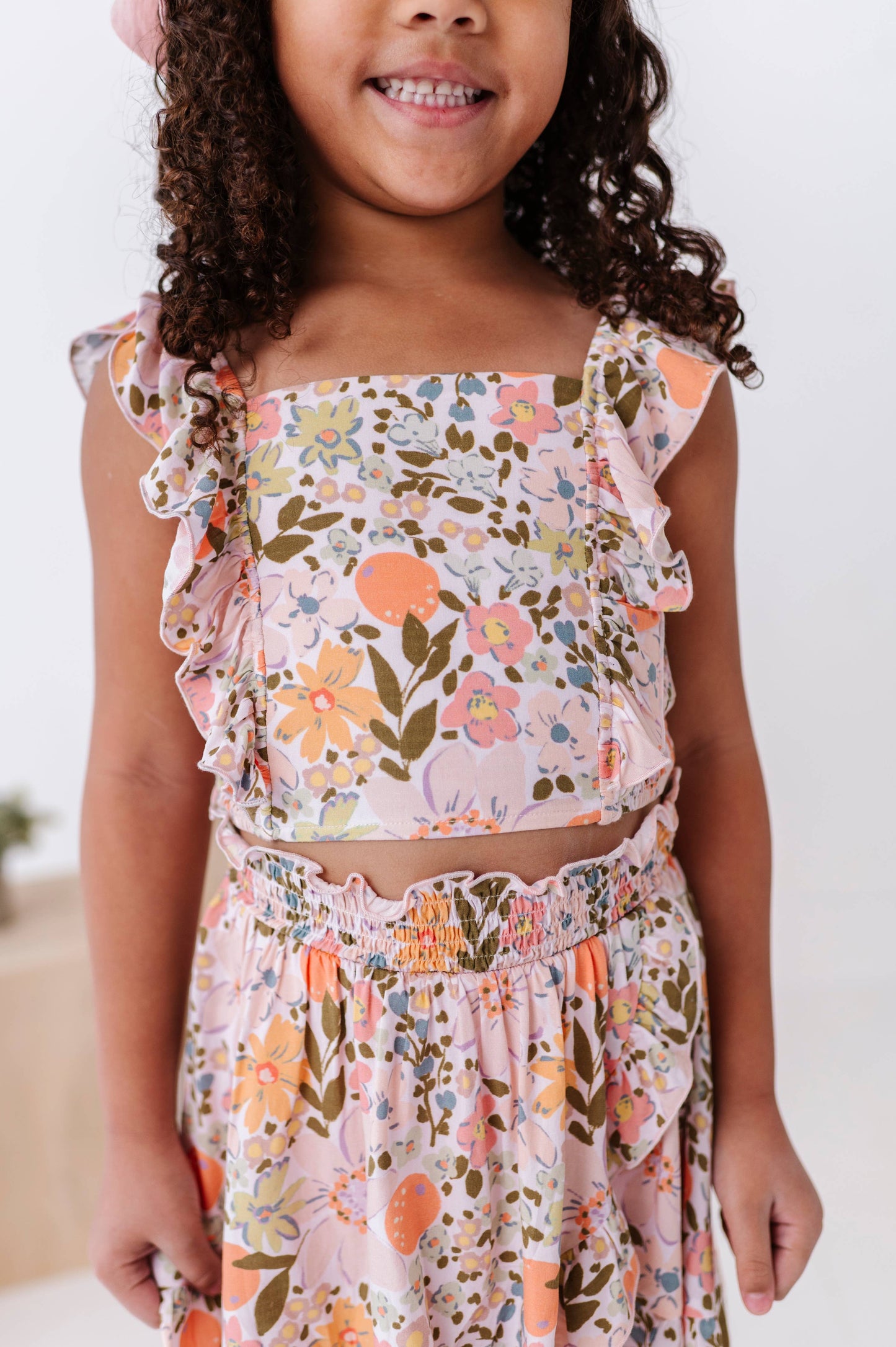 Ruffle tank & skort set