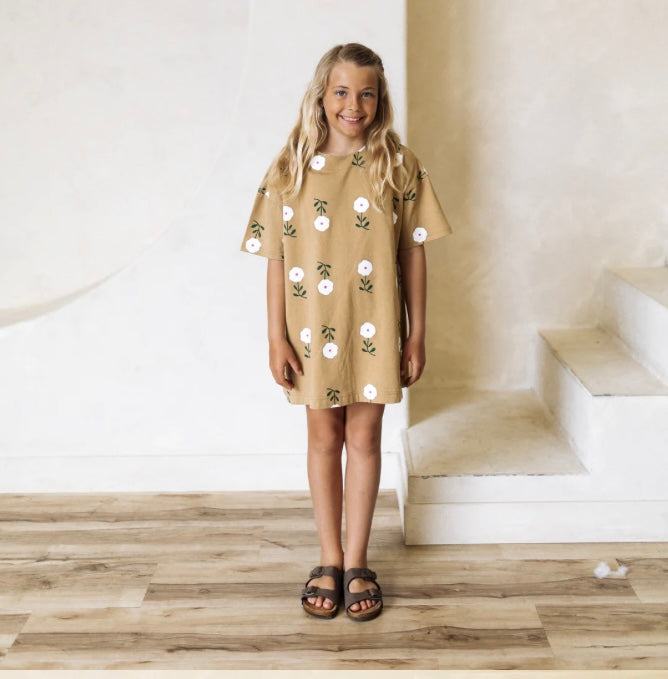 Flower T-shirt dress