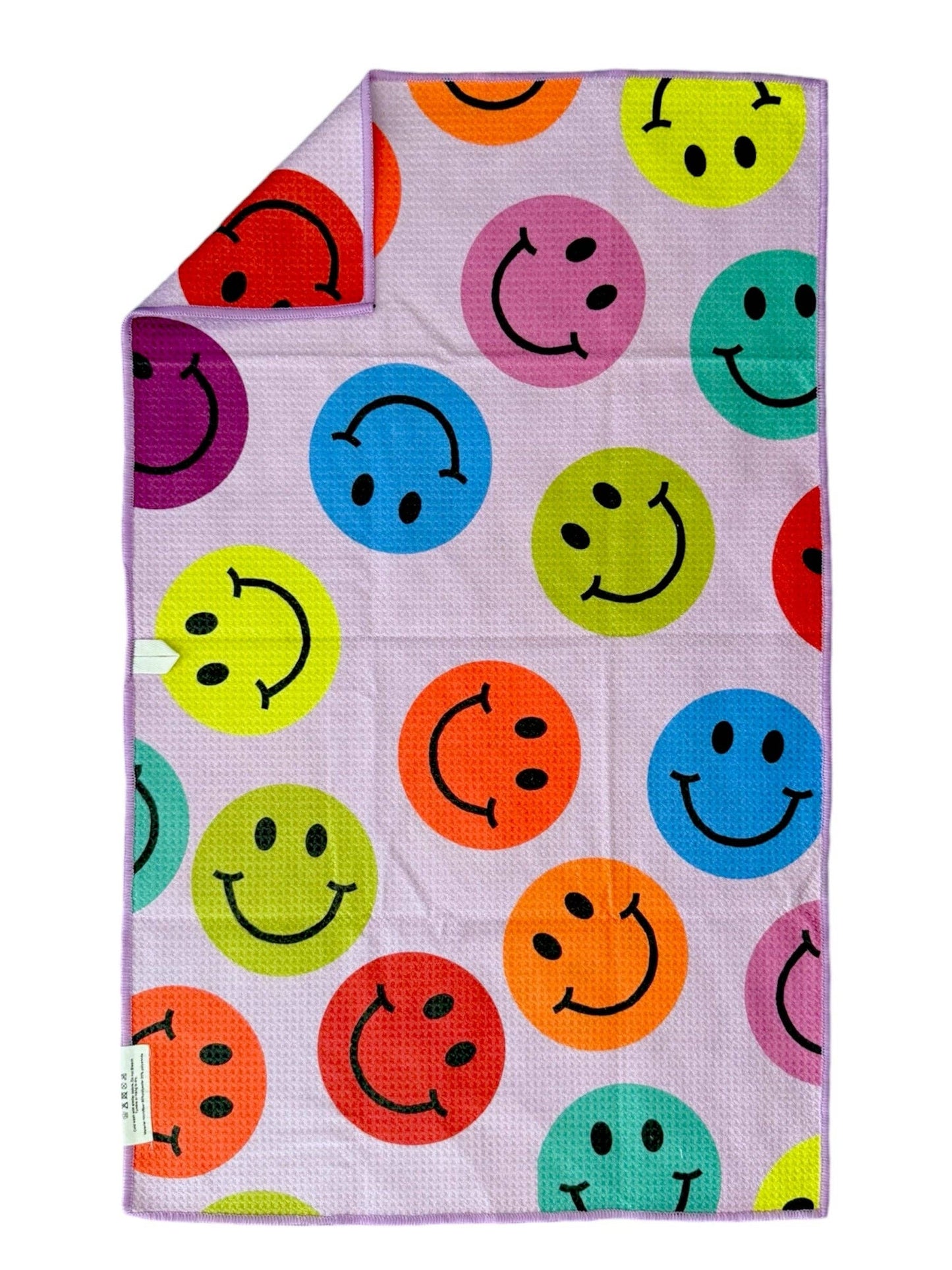 Happy Life Double-Sided Hand Towel