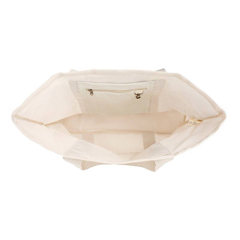 Mini Mesh Beach Bag – Sand