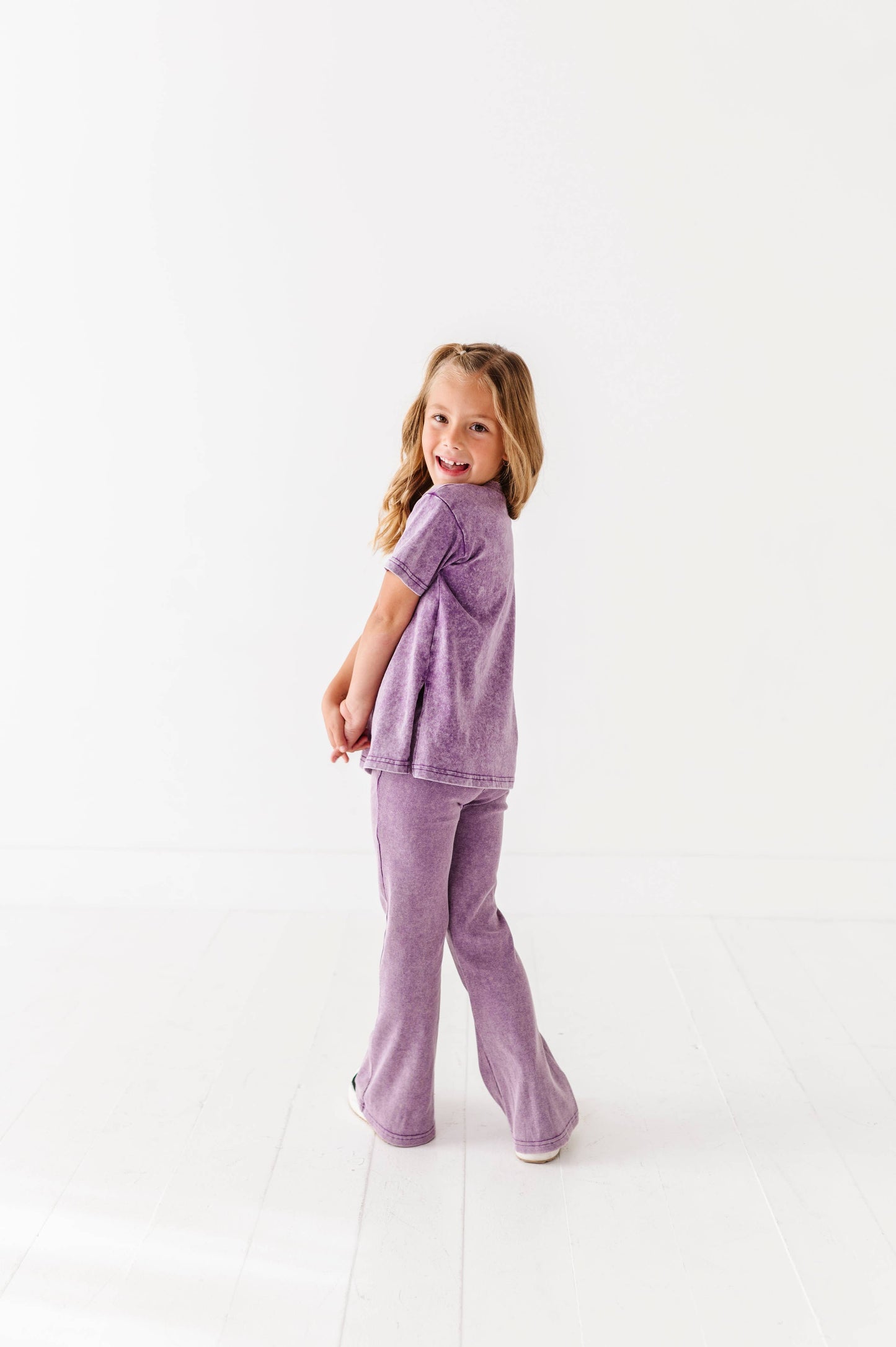 Vintage Flare Set- Purple