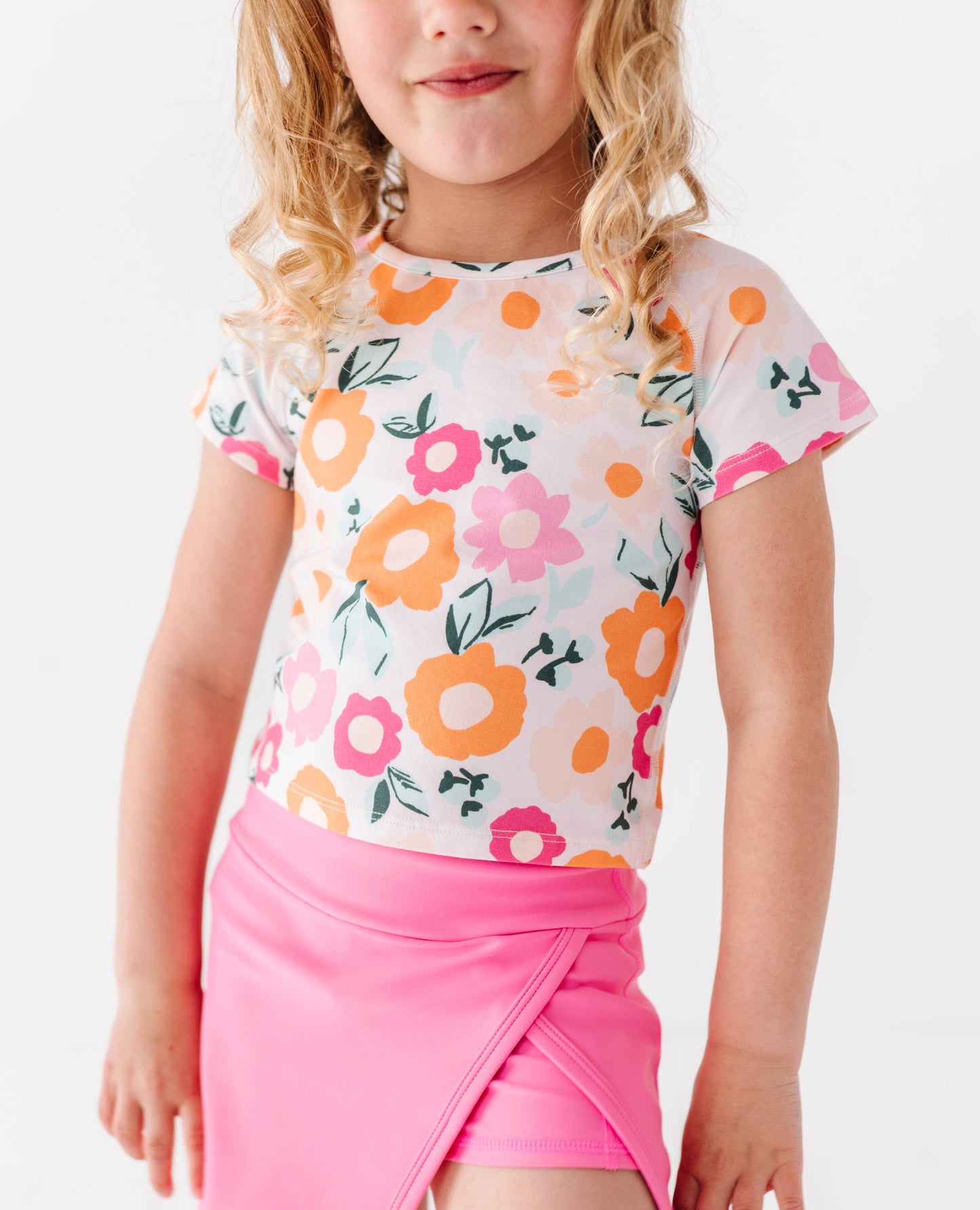 Cross back tee