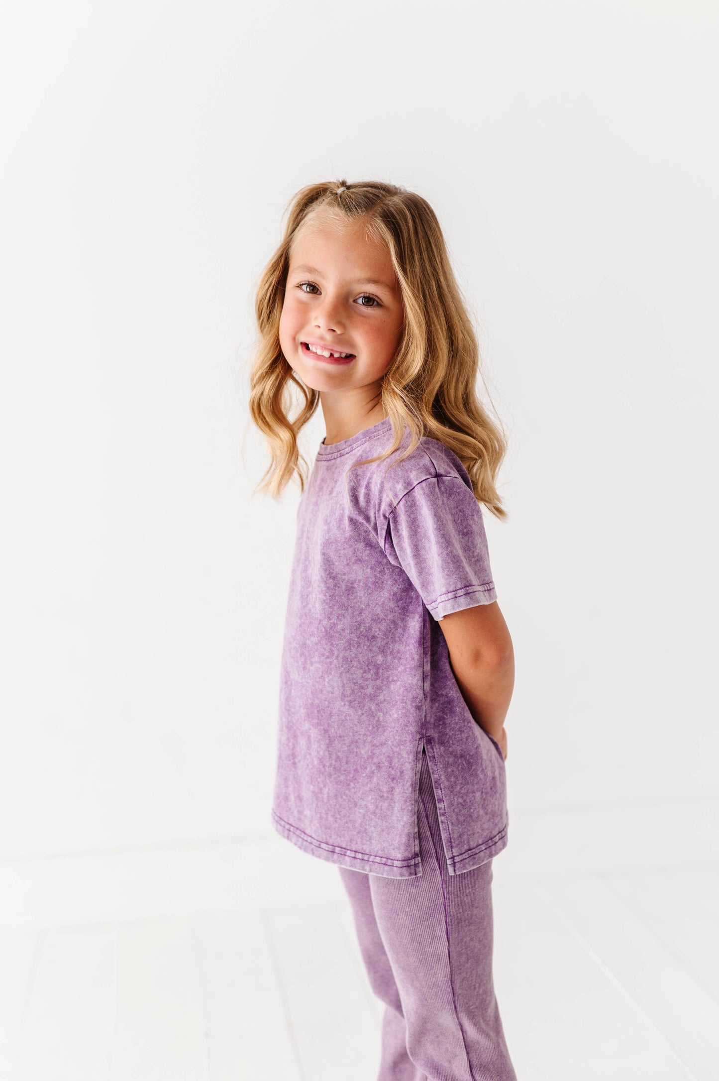 Vintage Flare Set- Purple