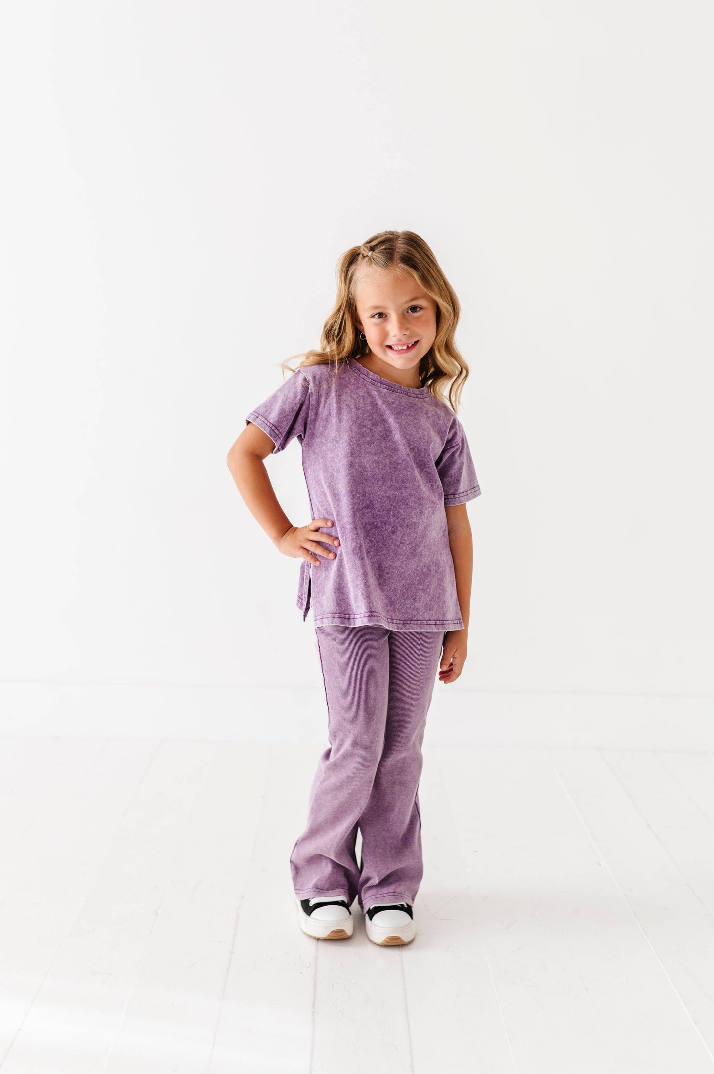 Vintage Flare Set- Purple