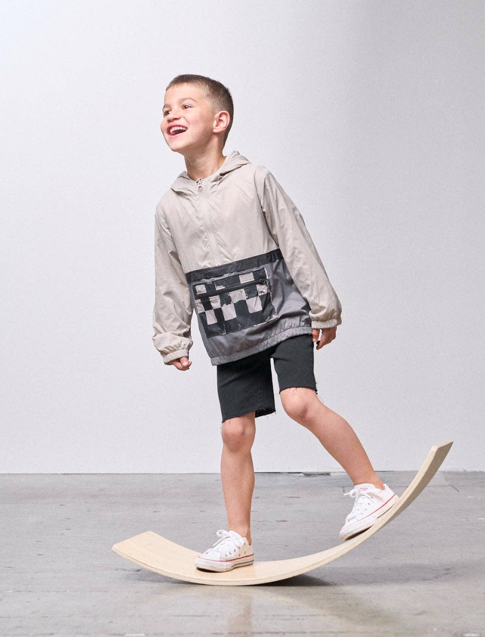 Check Block Windbreaker