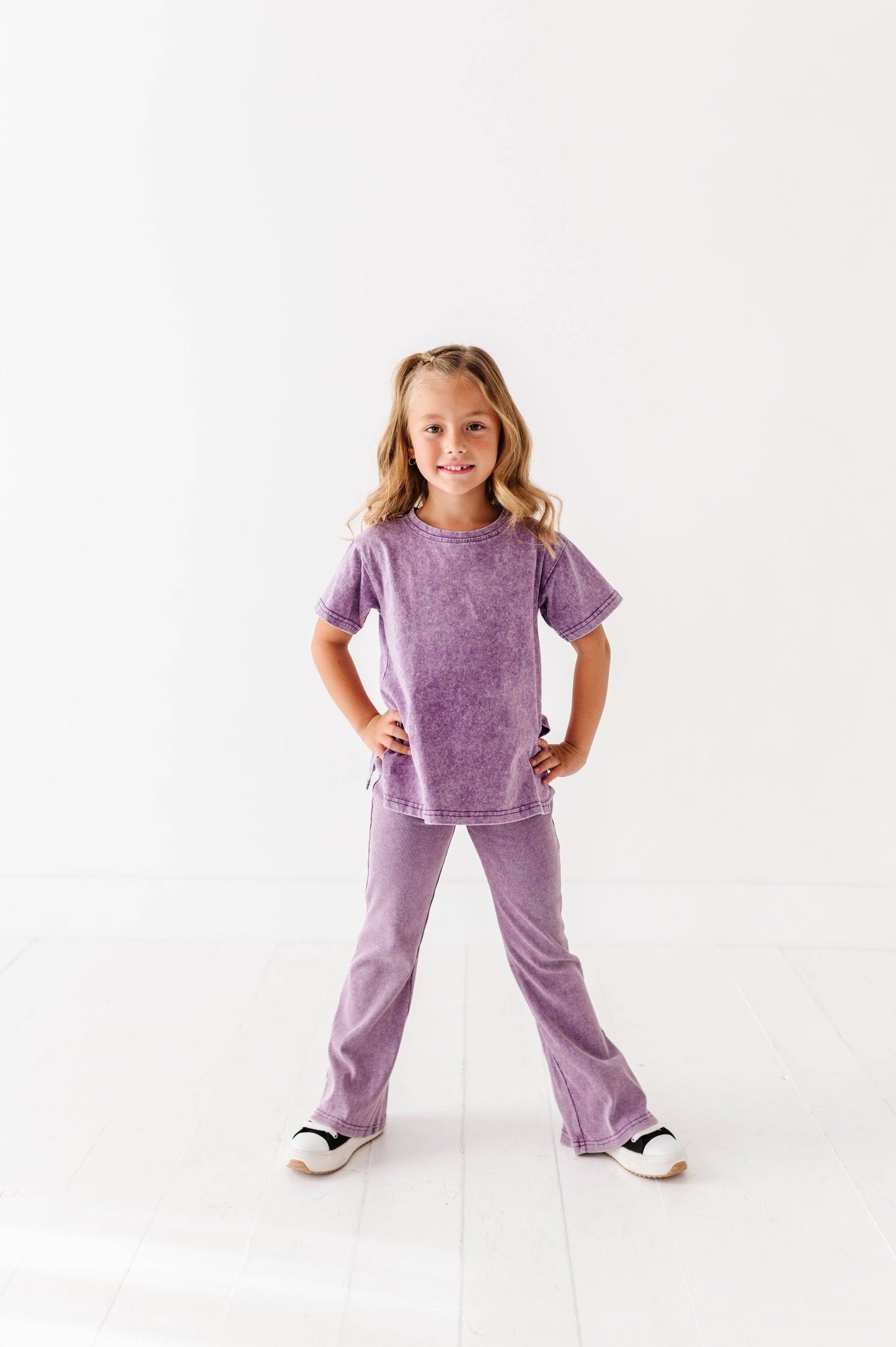 Vintage Flare Set- Purple