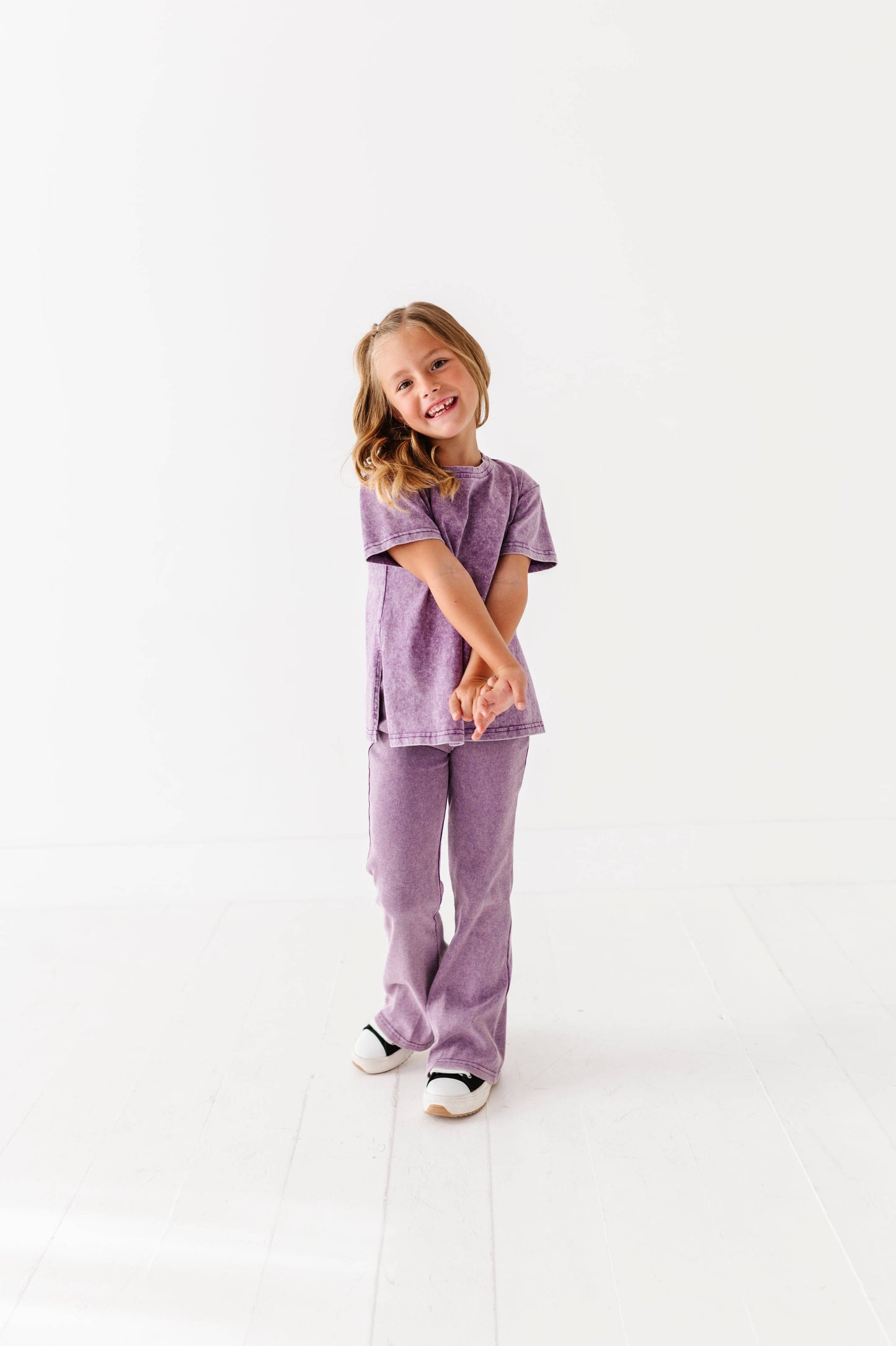 Vintage Flare Set- Purple