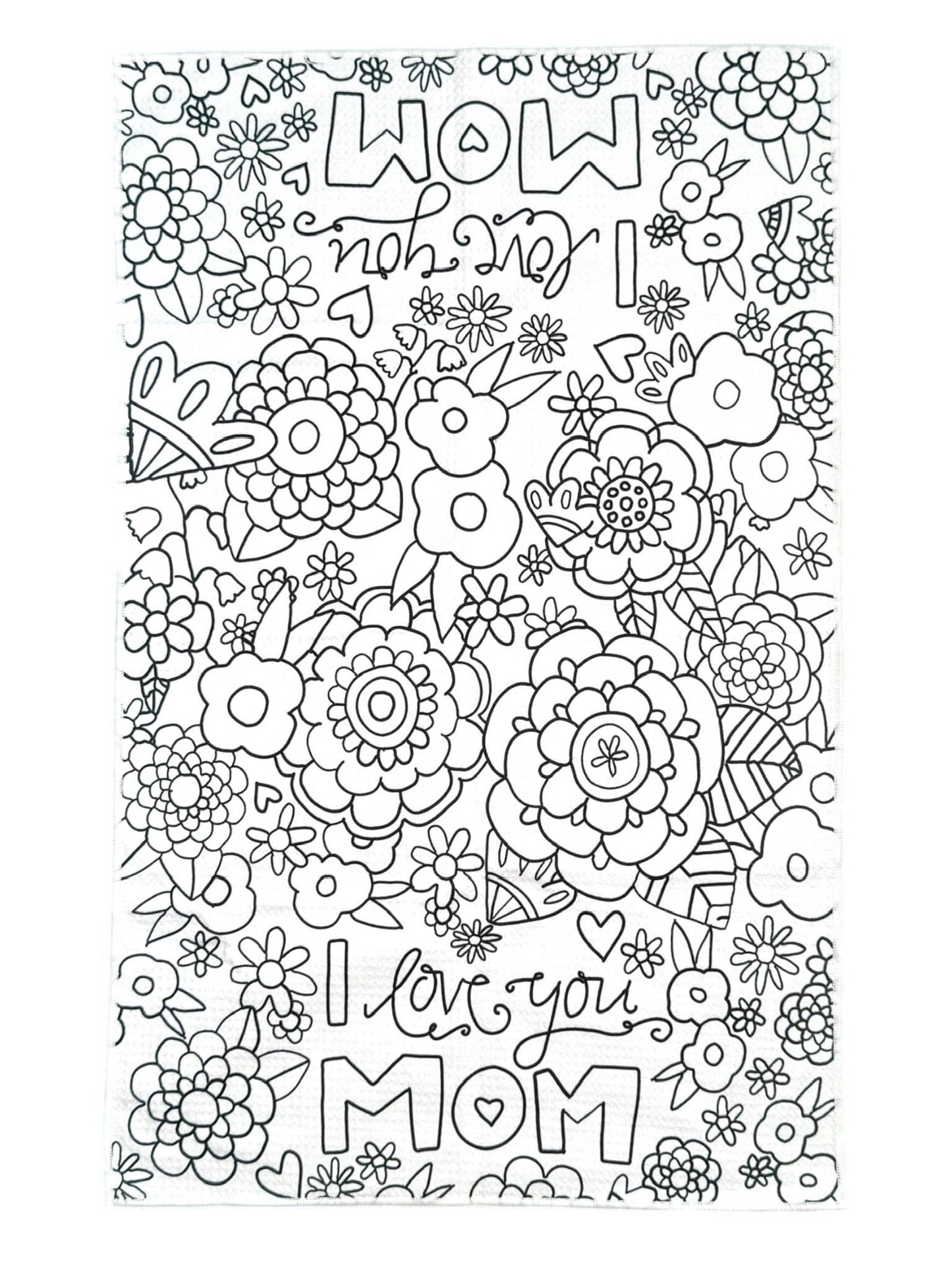 Mother's Day Coloring Gift Box