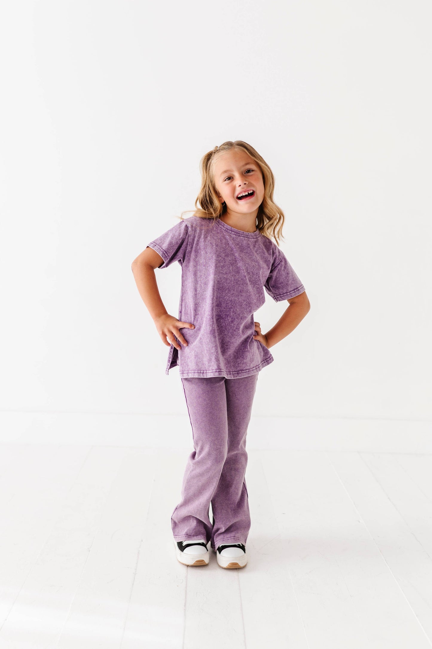 Vintage Flare Set- Purple