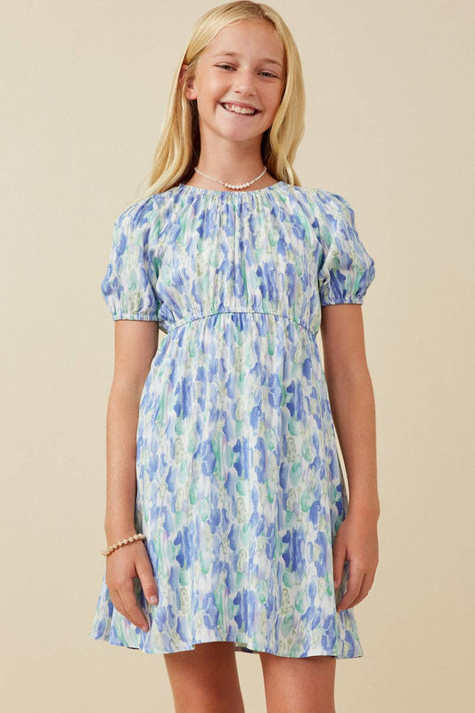 Floral Puff Sleeve Dress