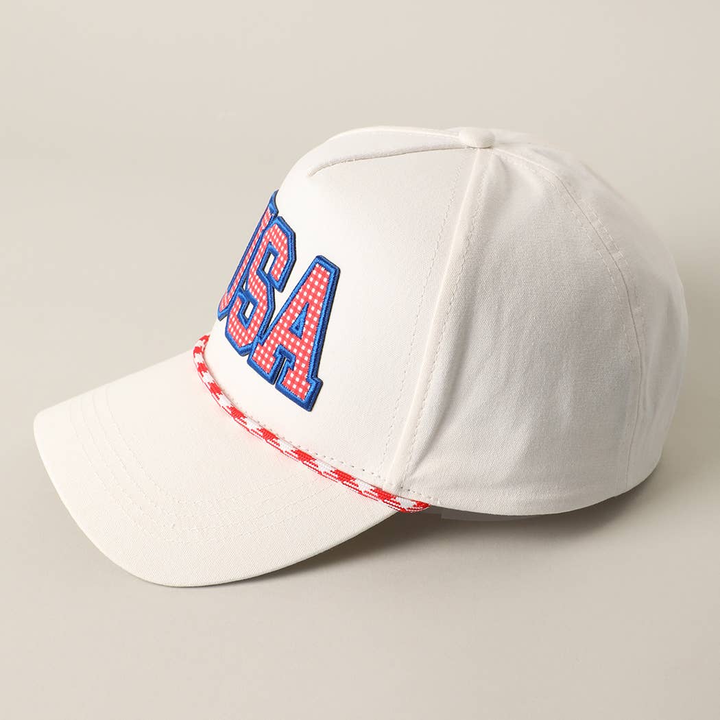 USA blue rope hat