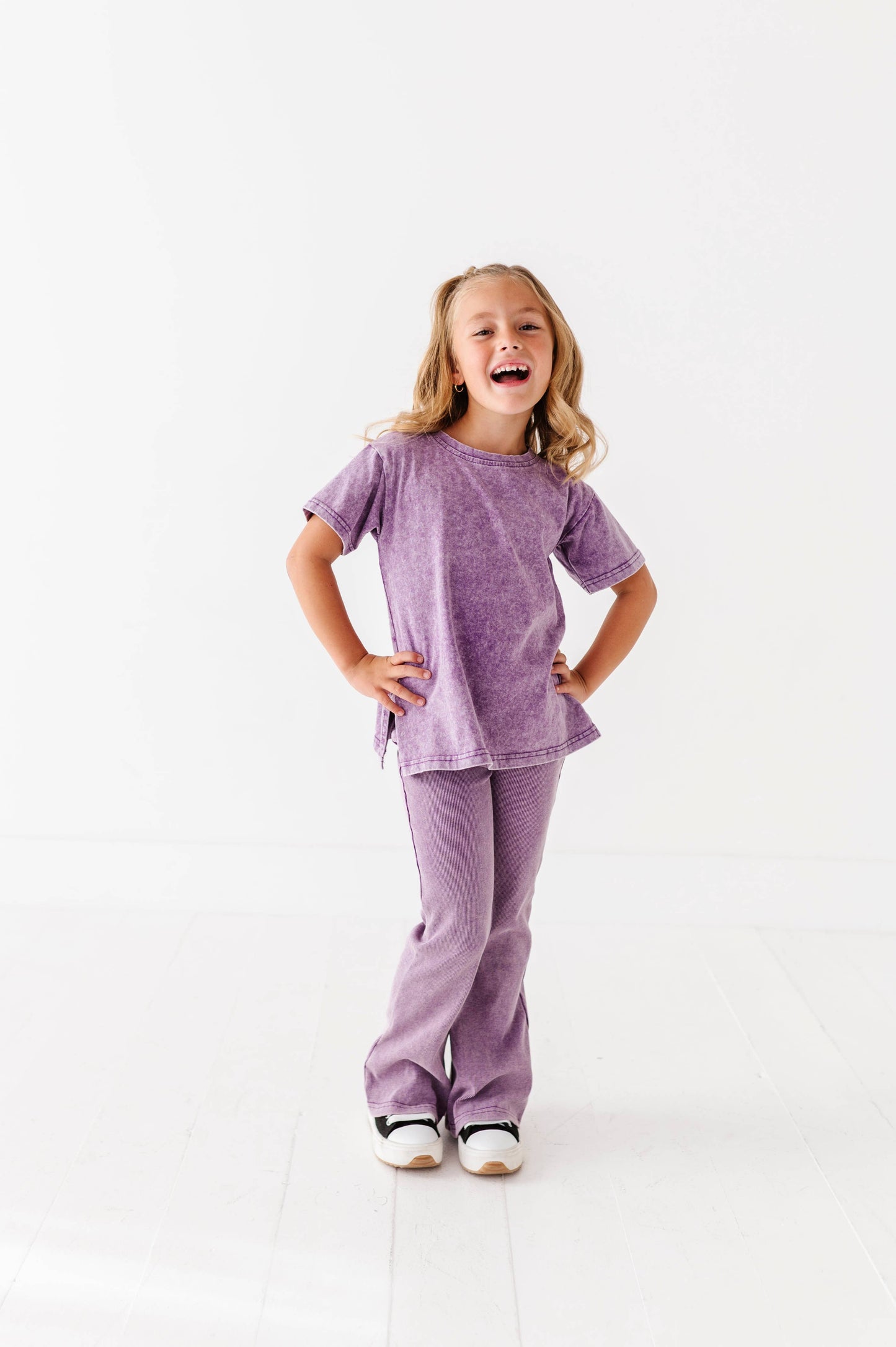 Vintage Flare Set- Purple