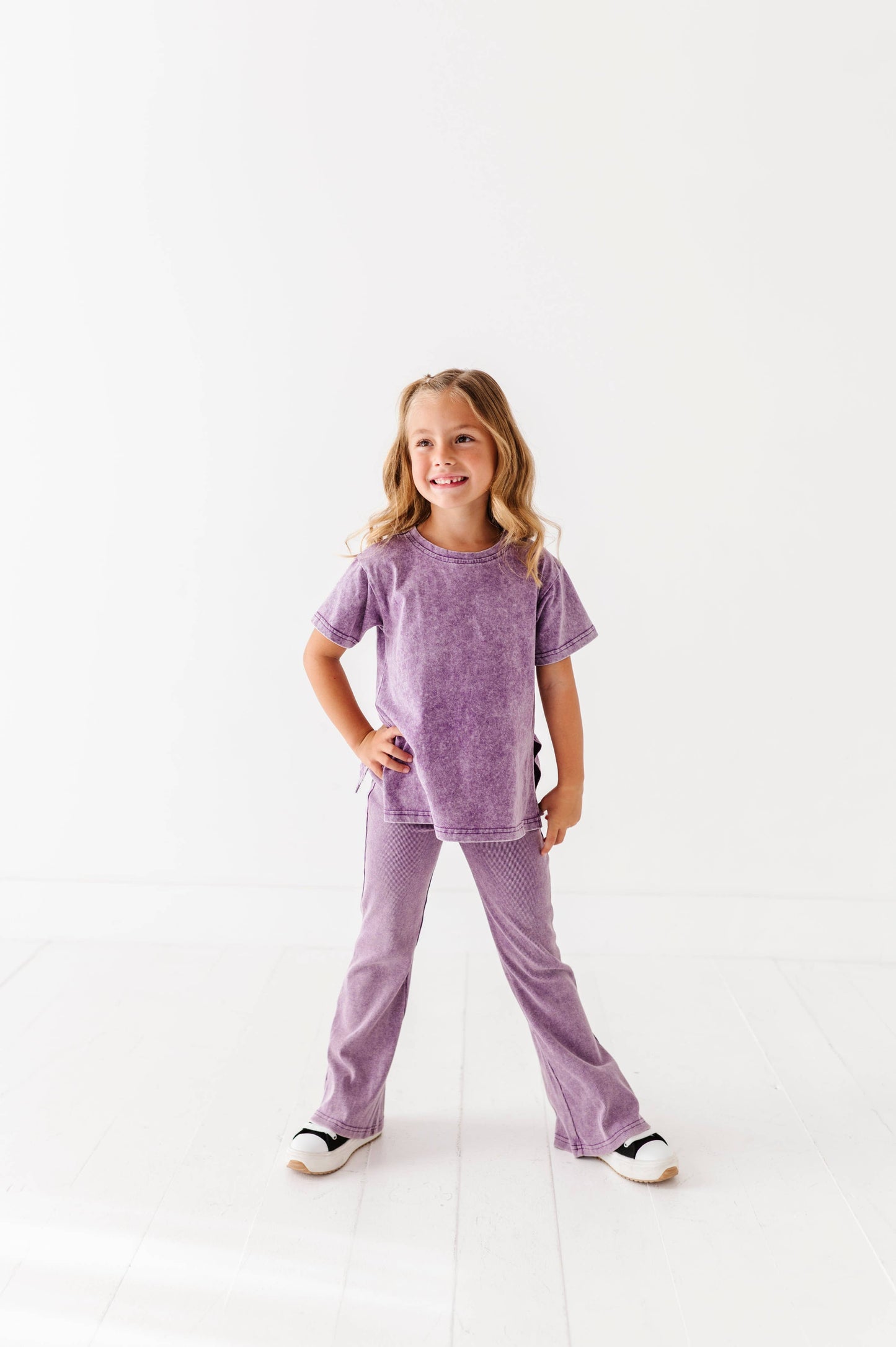 Vintage Flare Set- Purple