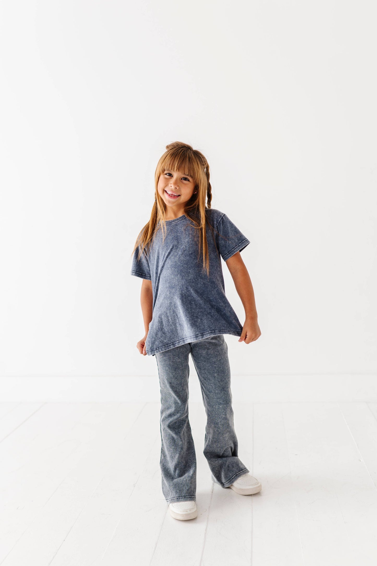 Vintage Flare Set- Navy