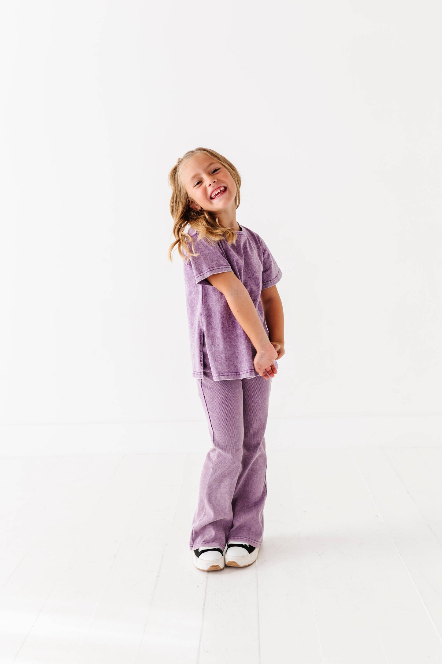 Vintage Flare Set- Purple