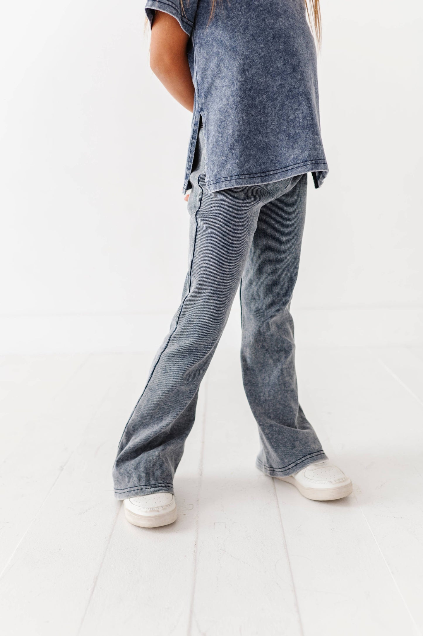 Vintage Flare Set- Navy