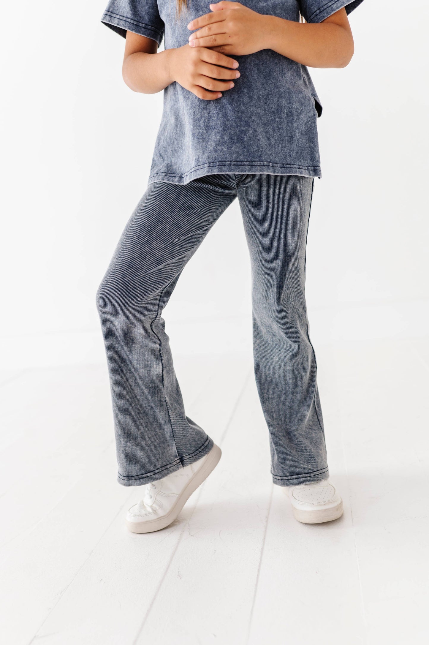 Vintage Flare Set- Navy
