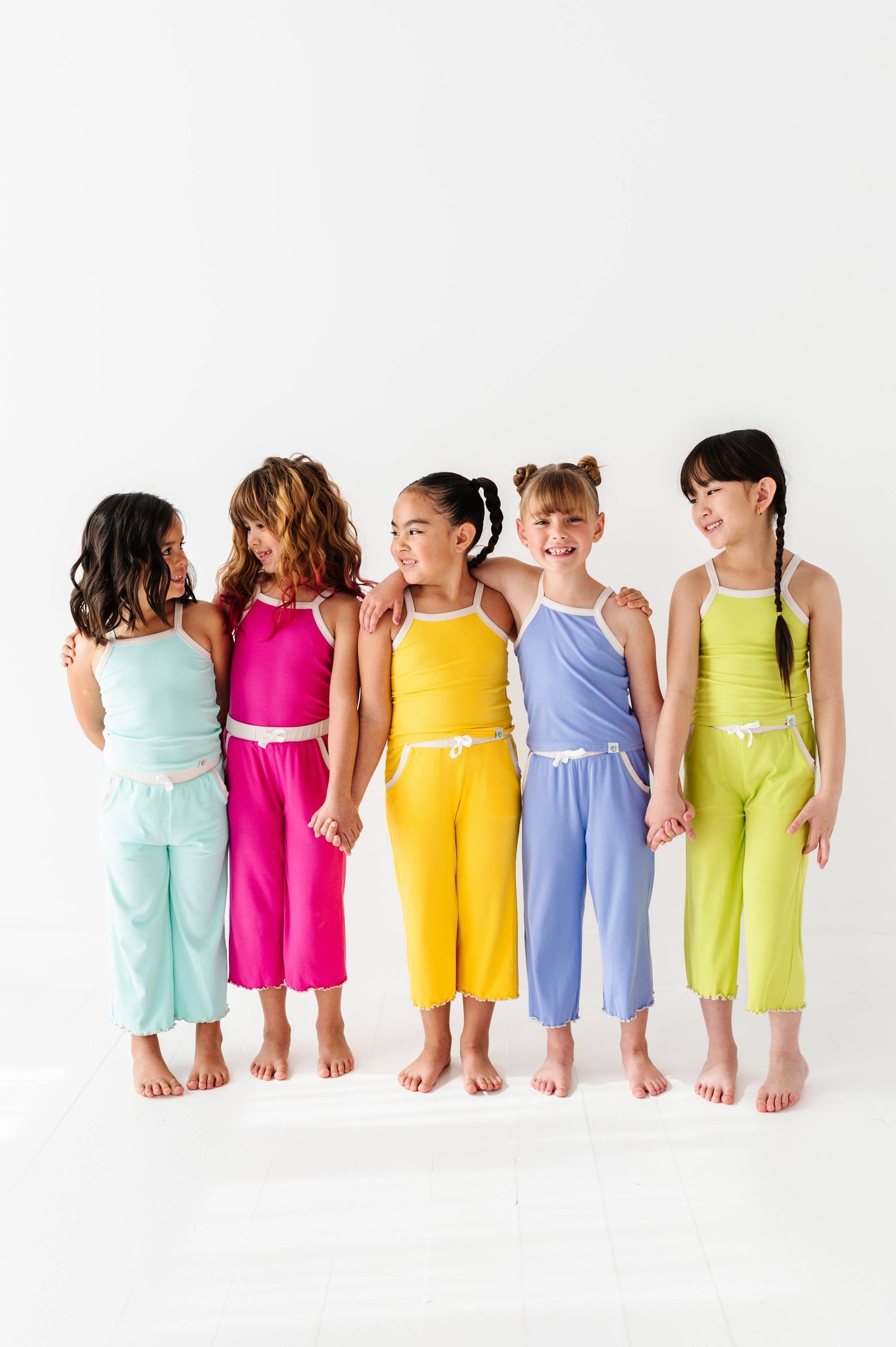 Ribbed Tank Set- Teal