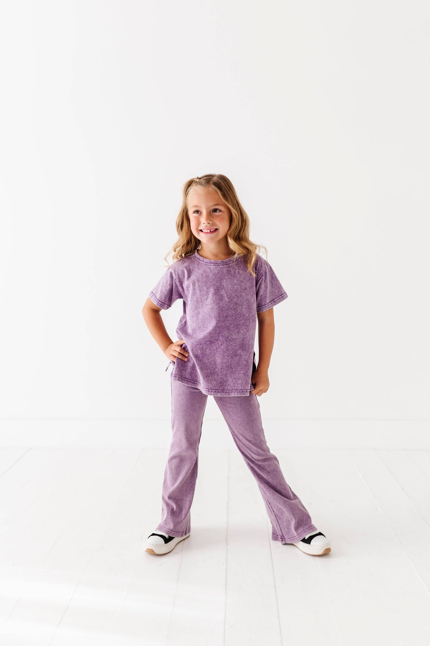 Vintage Flare Set- Purple