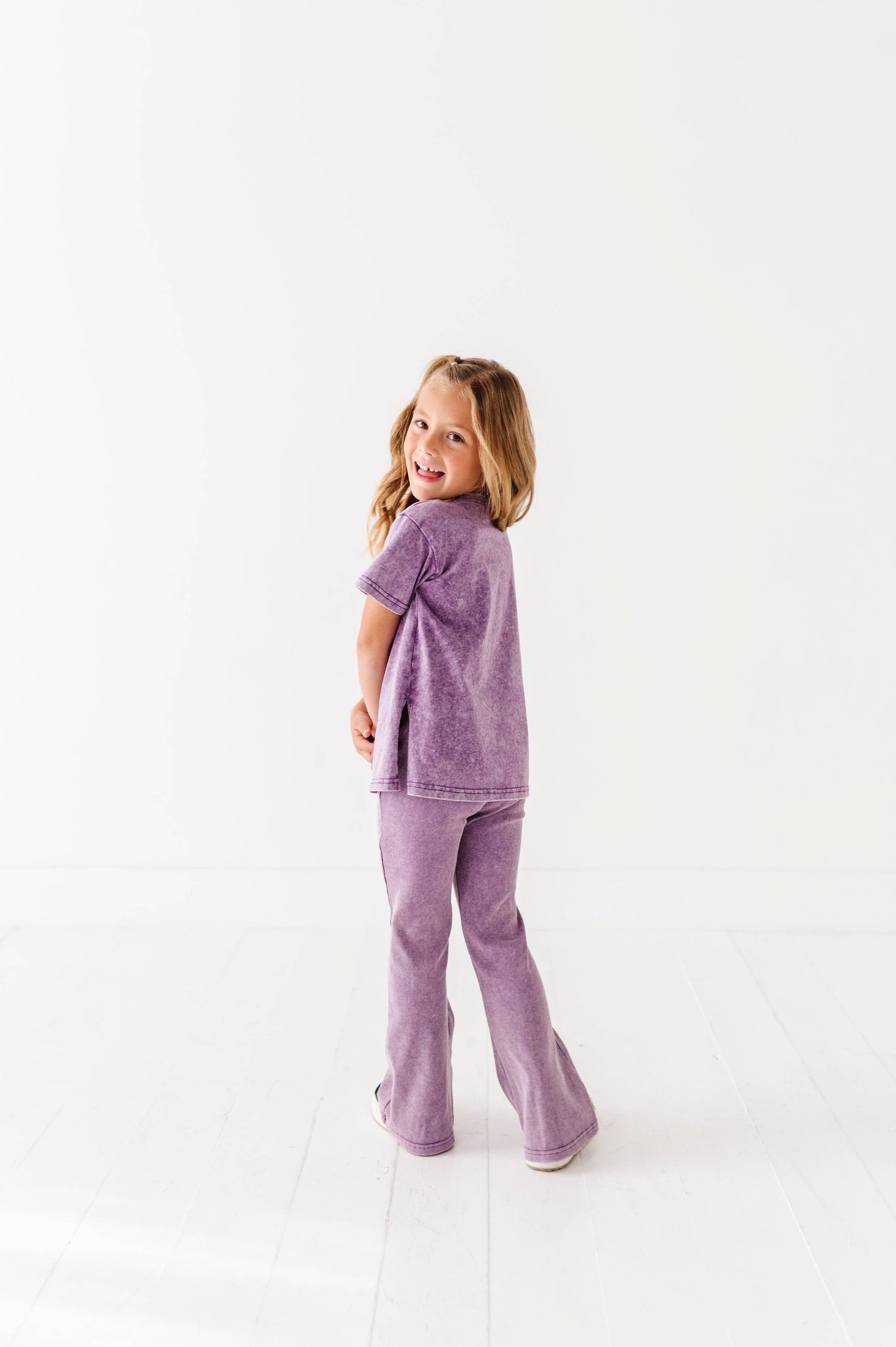 Vintage Flare Set- Purple