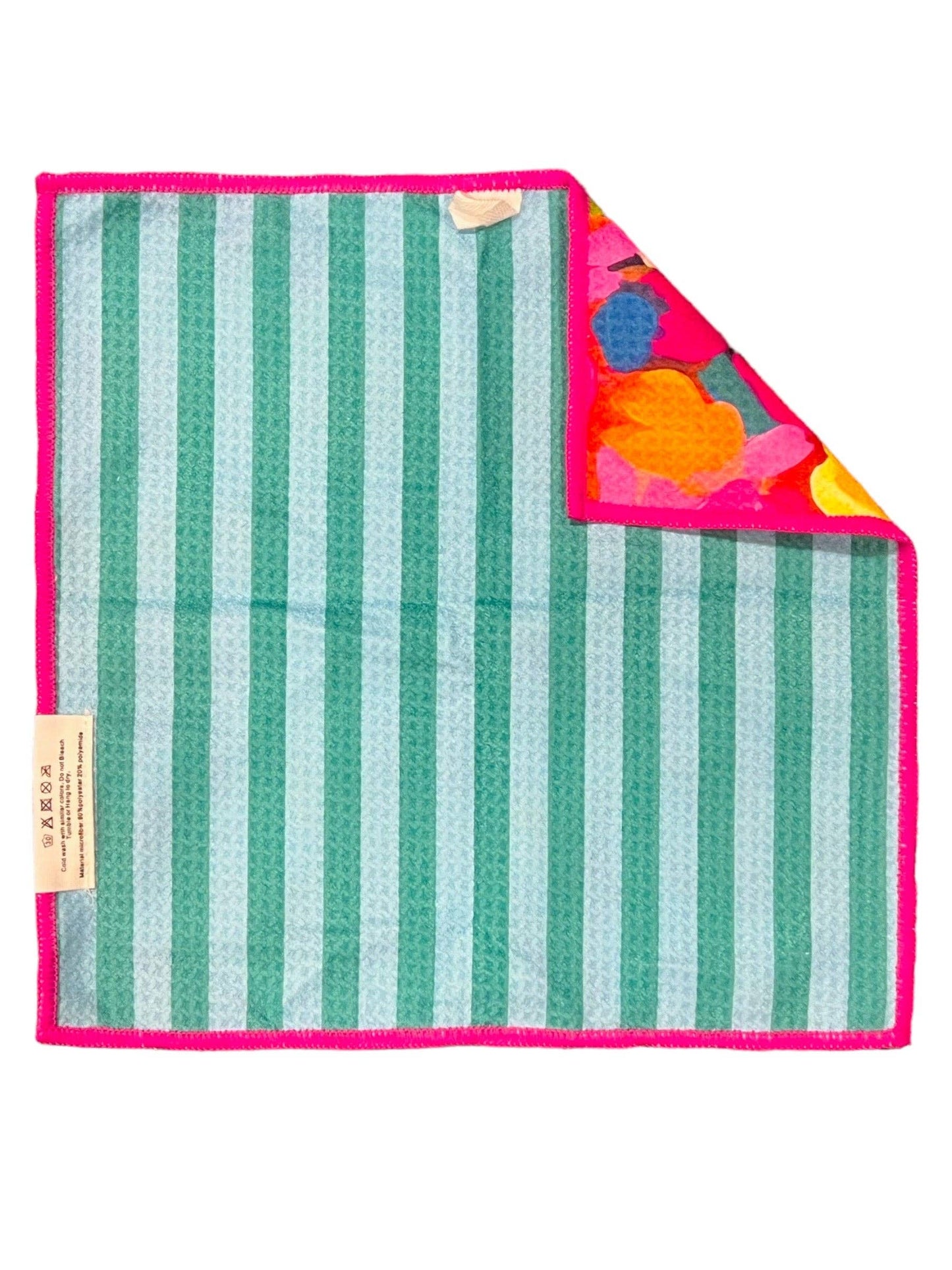 Floral Reversible Washcloth