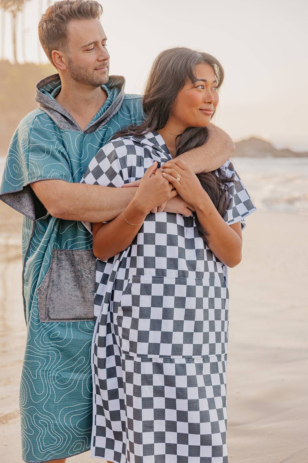Kids reversible poncho