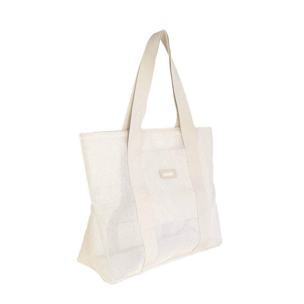 Mini Mesh Beach Bag – Sand