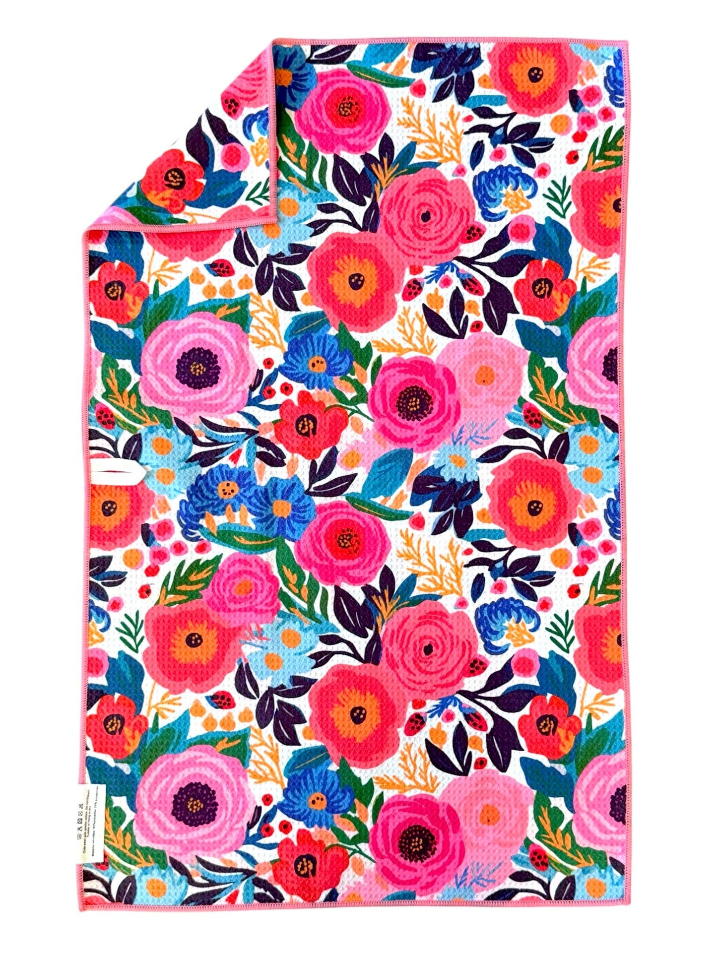 Floral Double-Sided Hand Towel