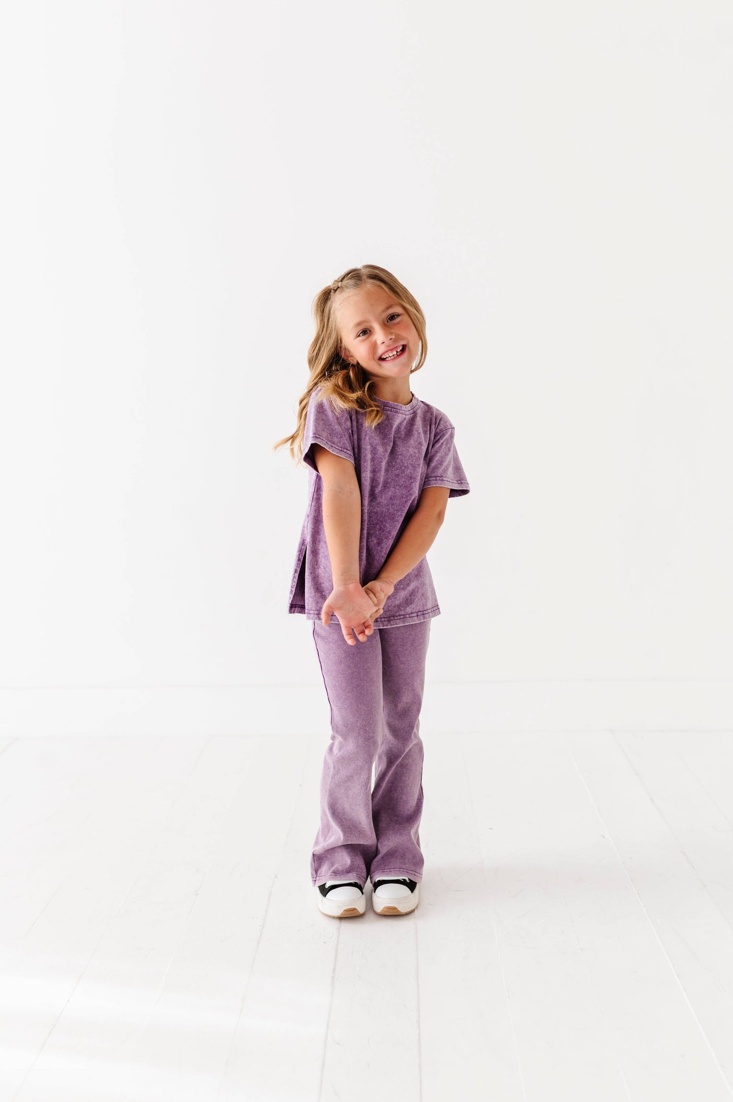 Vintage Flare Set- Purple