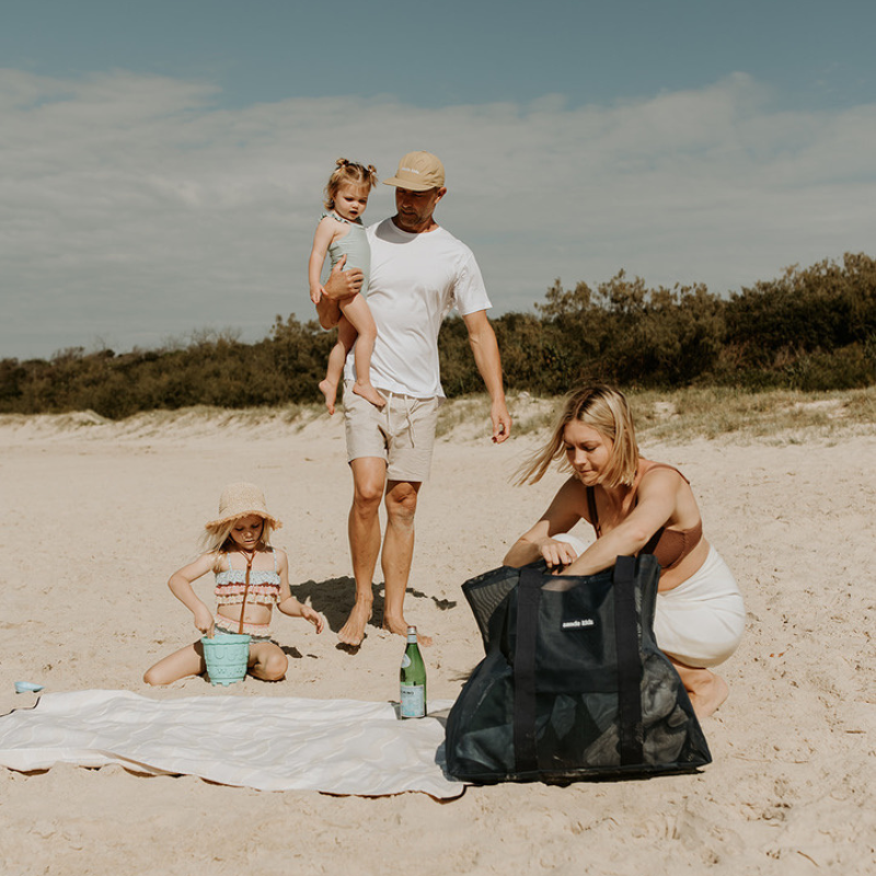 Mesh Beach Bag - Deep Sea
