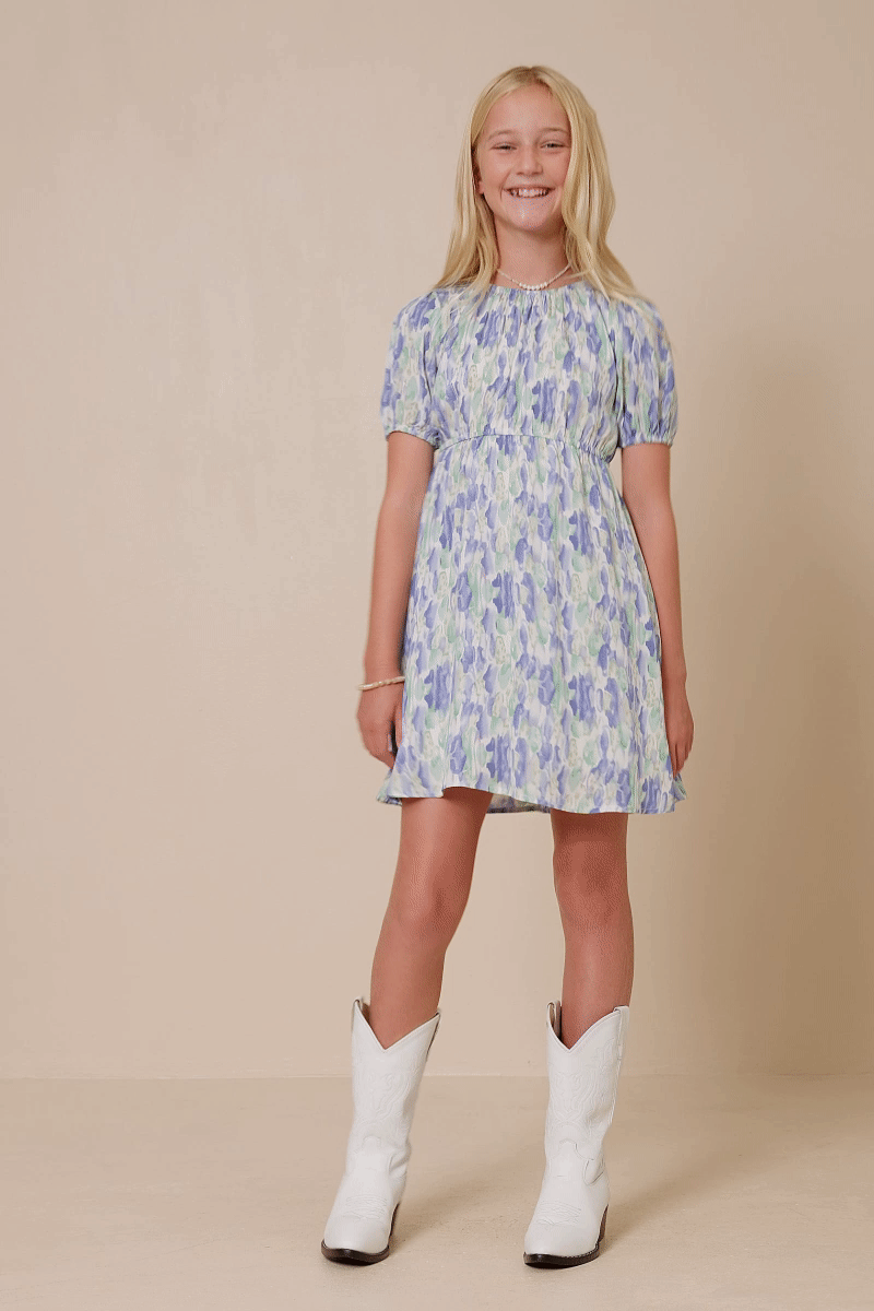 Floral Puff Sleeve Dress