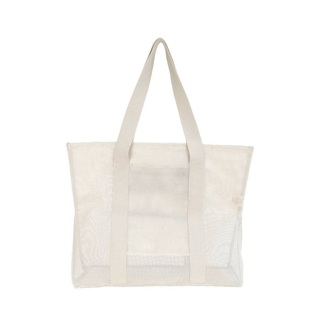 Mini Mesh Beach Bag – Sand