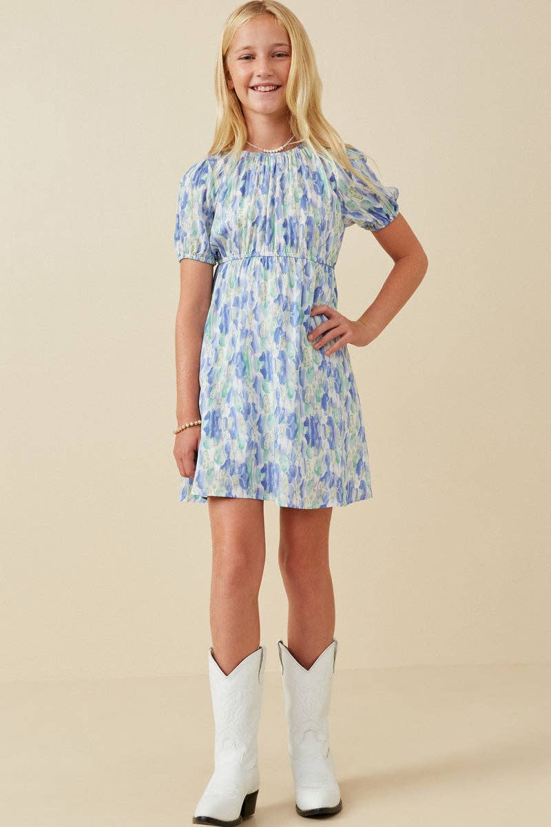 Floral Puff Sleeve Dress