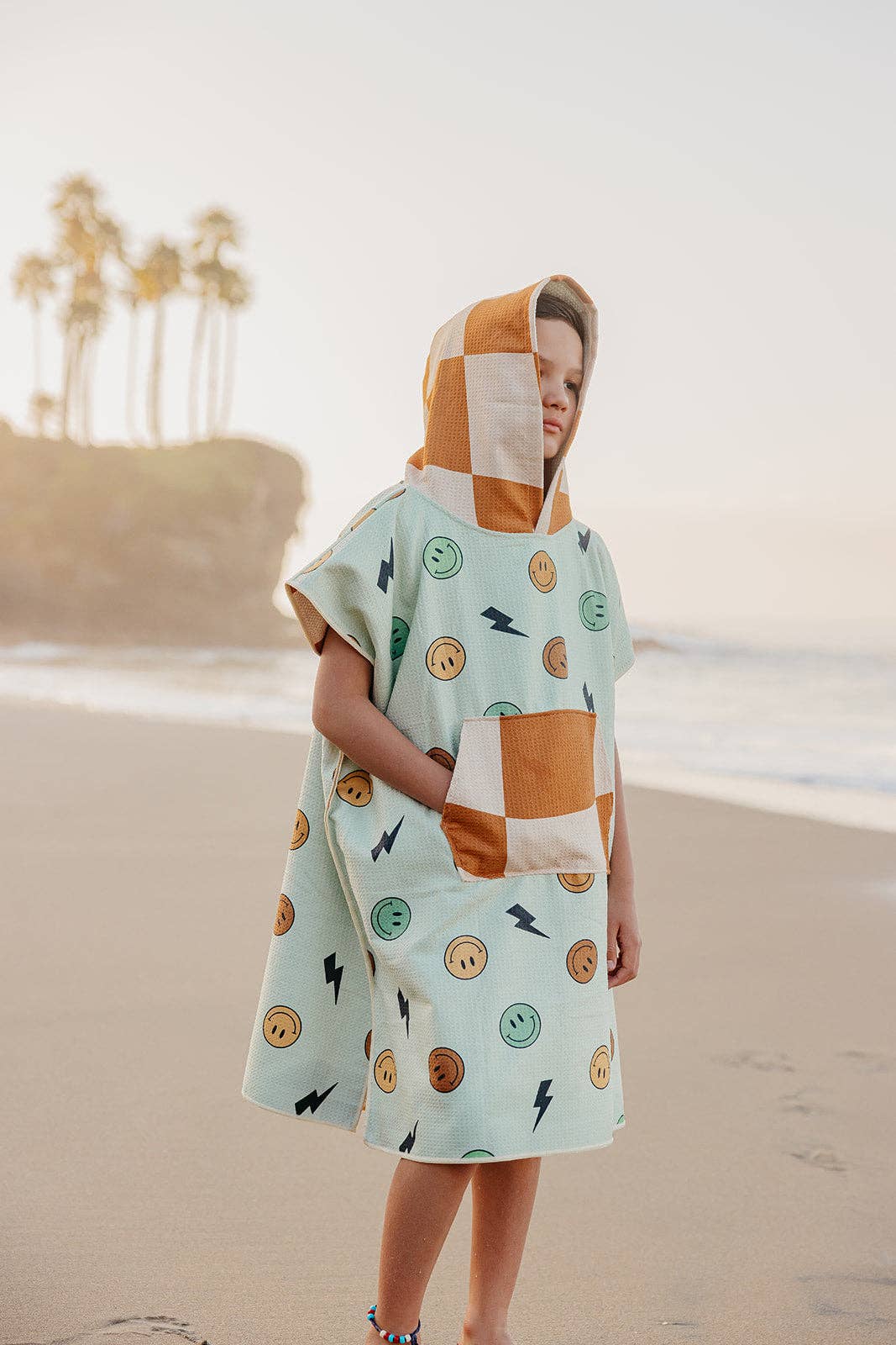Lighting Bolt Reversible Poncho