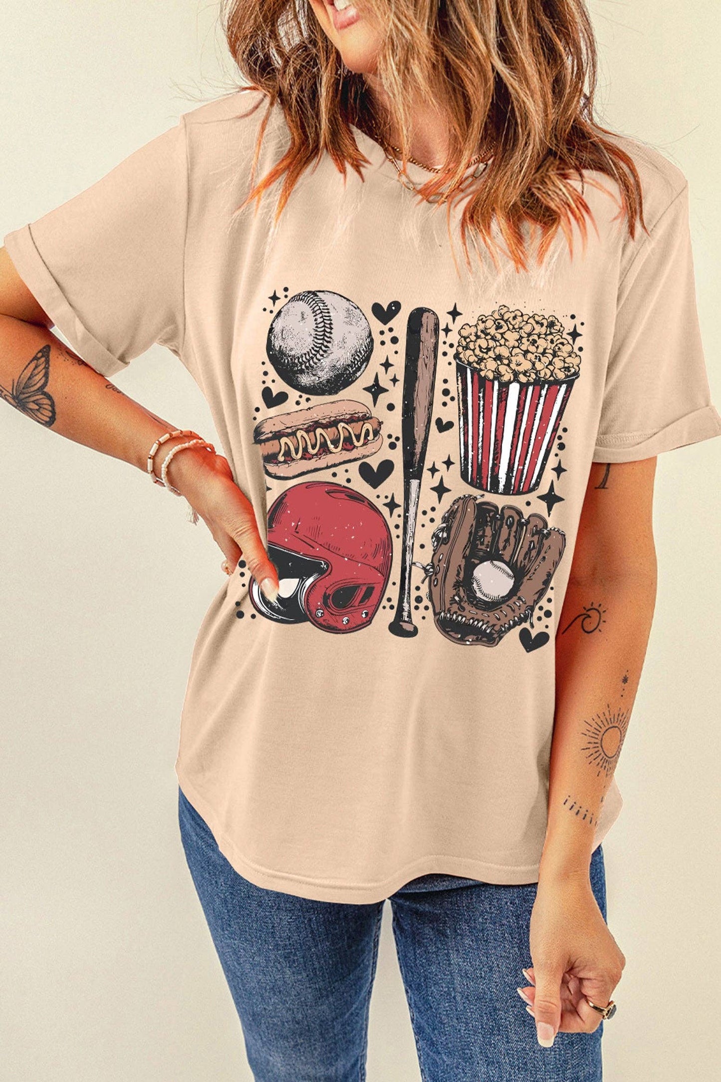 Baseball game day tee