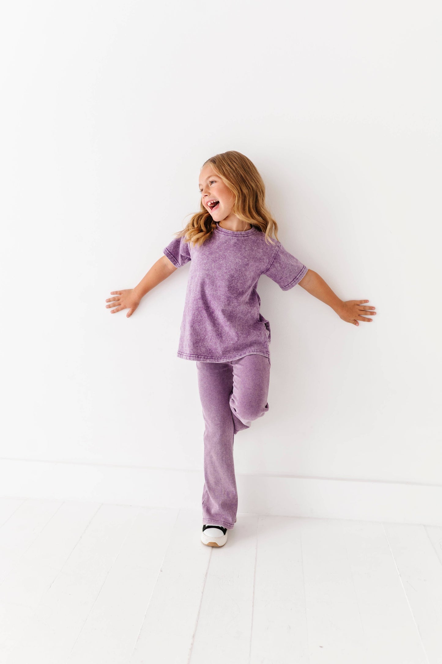 Vintage Flare Set- Purple