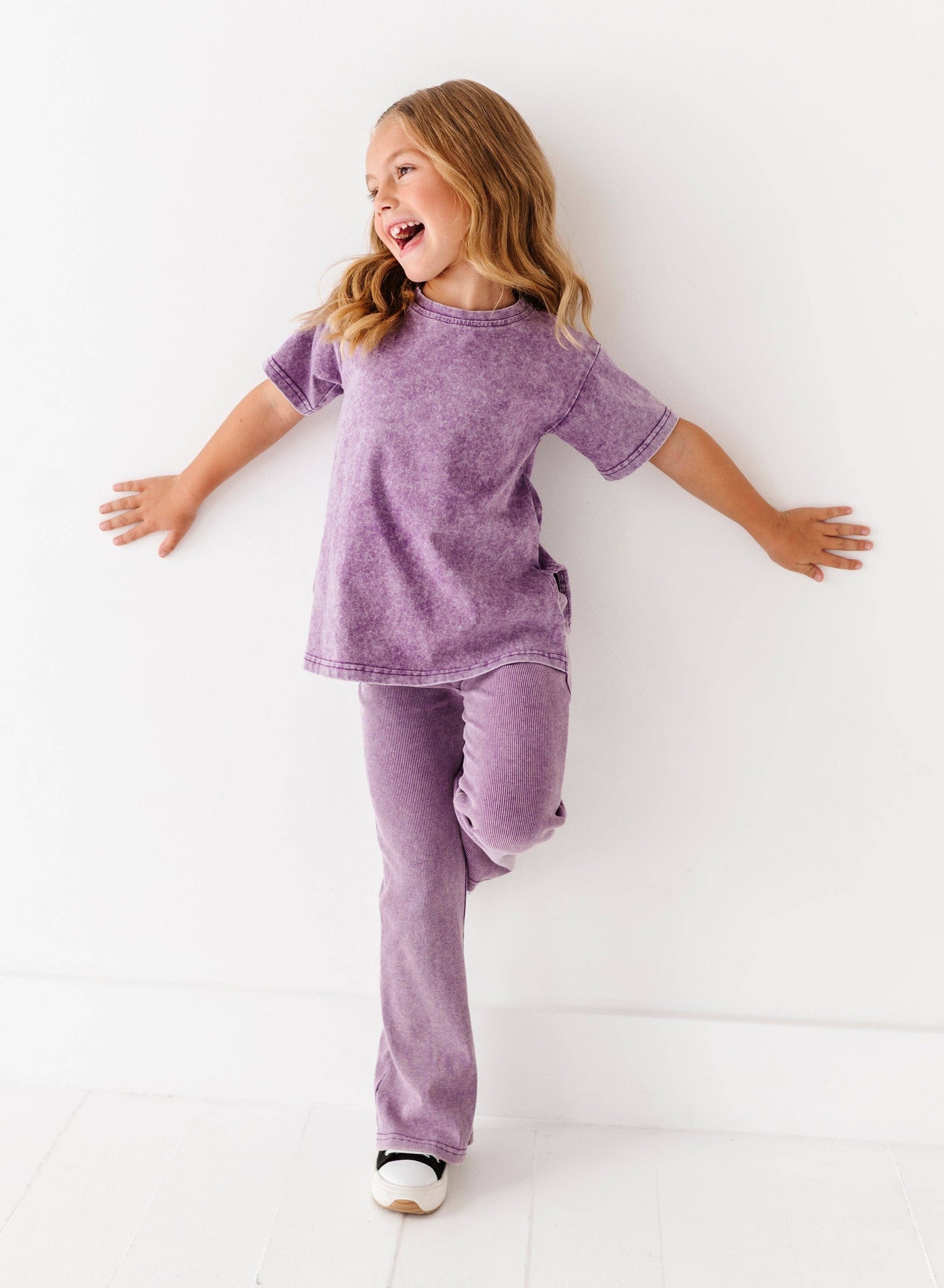 Vintage Flare Set- Purple