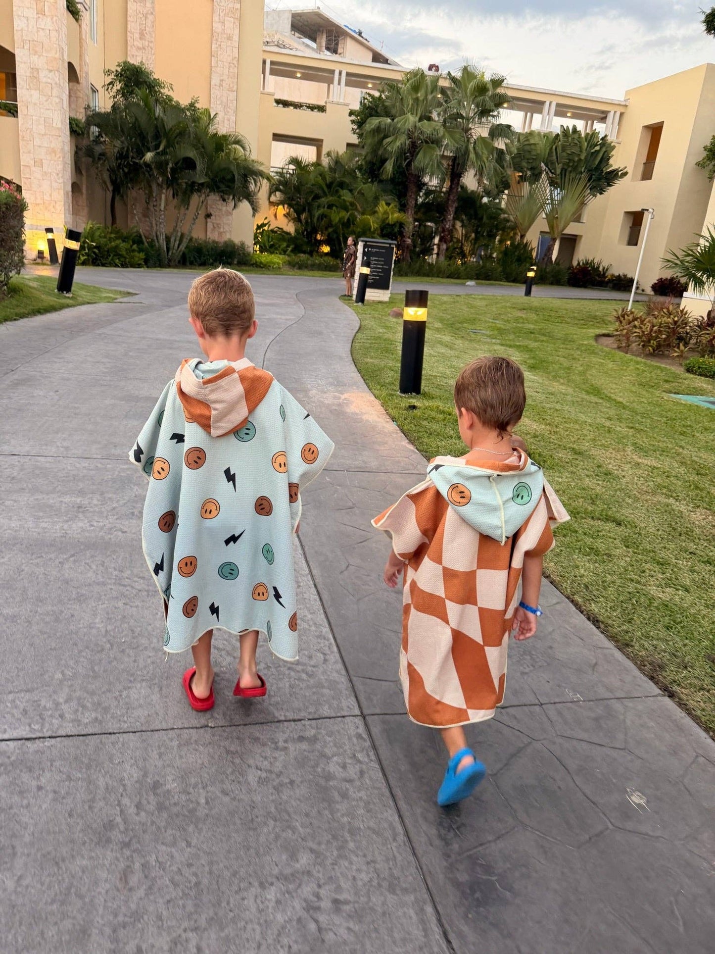 Lighting Bolt Reversible Poncho