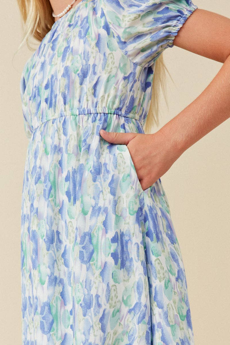Floral Puff Sleeve Dress