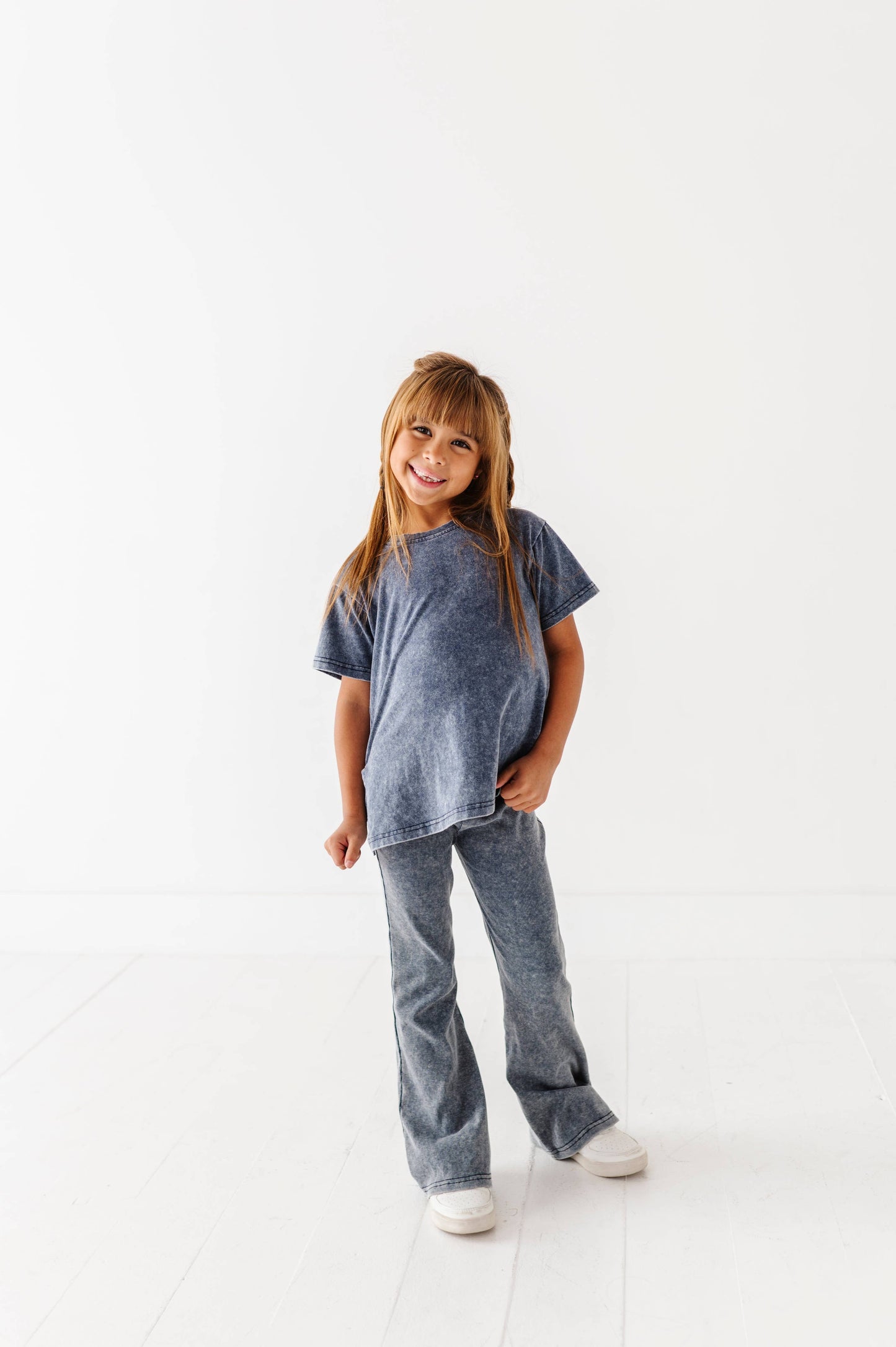 Vintage Flare Set- Navy