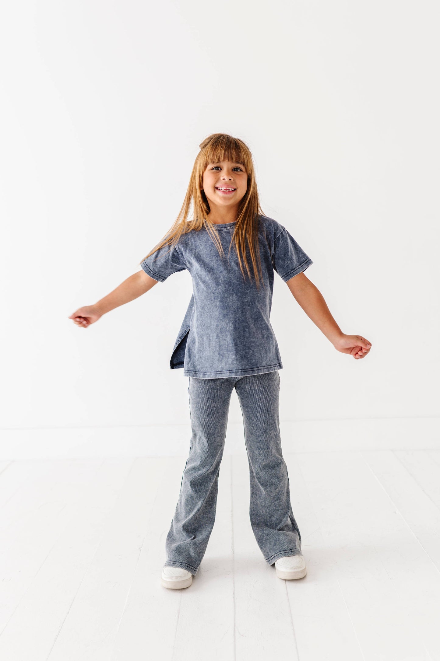 Vintage Flare Set- Navy